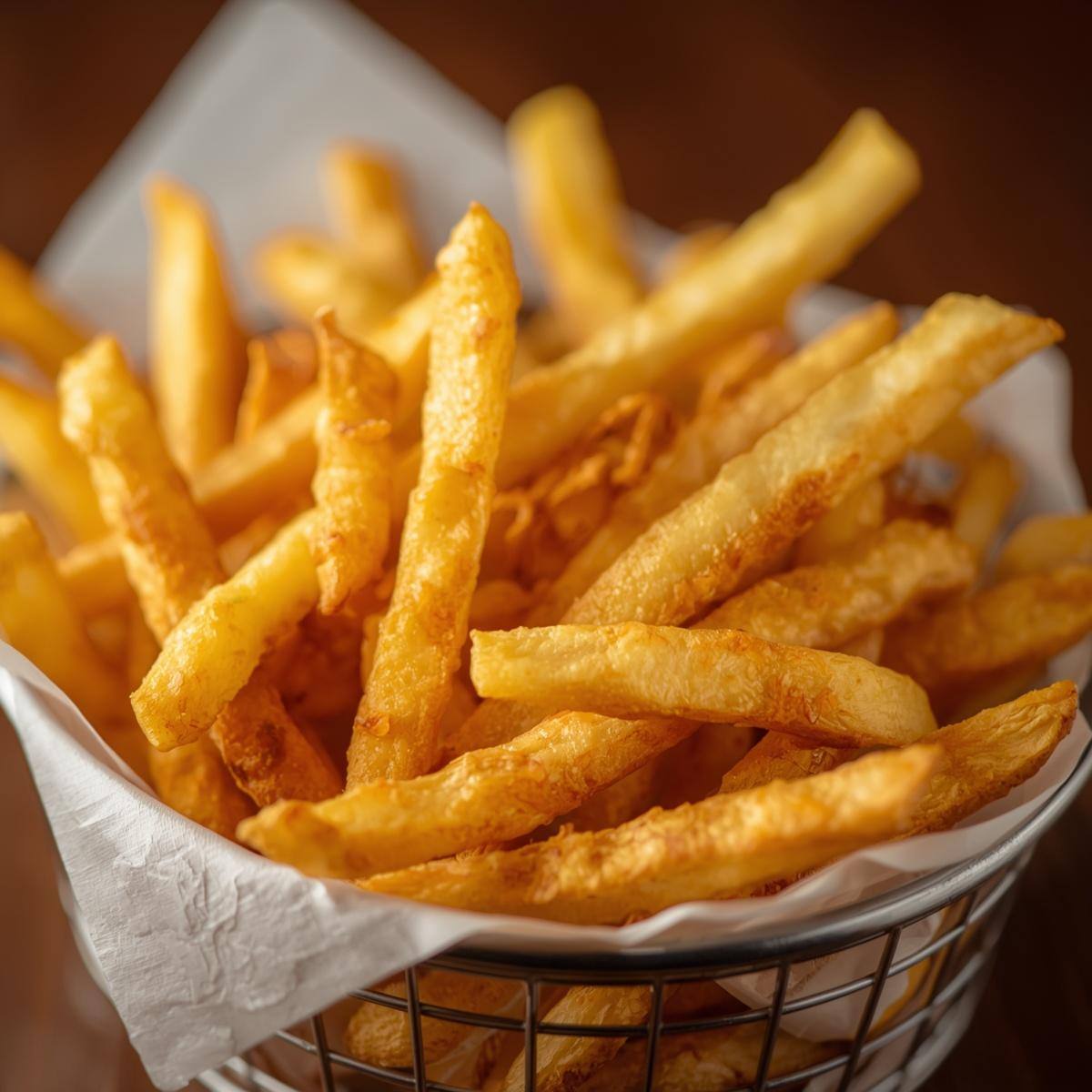 Orden de papas crujientes a la francesa